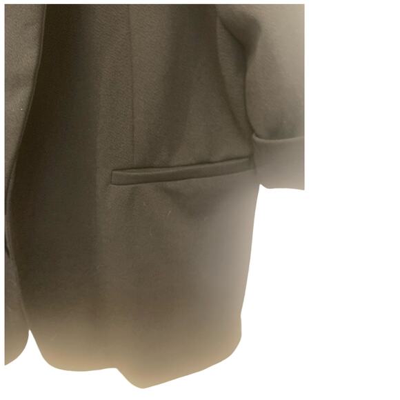 Maurices Cardigan Jacket 2X Black Open Front Notch Lapel Business Casual Classic - Picture 5 of 9